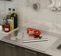 24 x 23 in 304 Stainless Steel Cutting Plate - Lipped Cutting Board