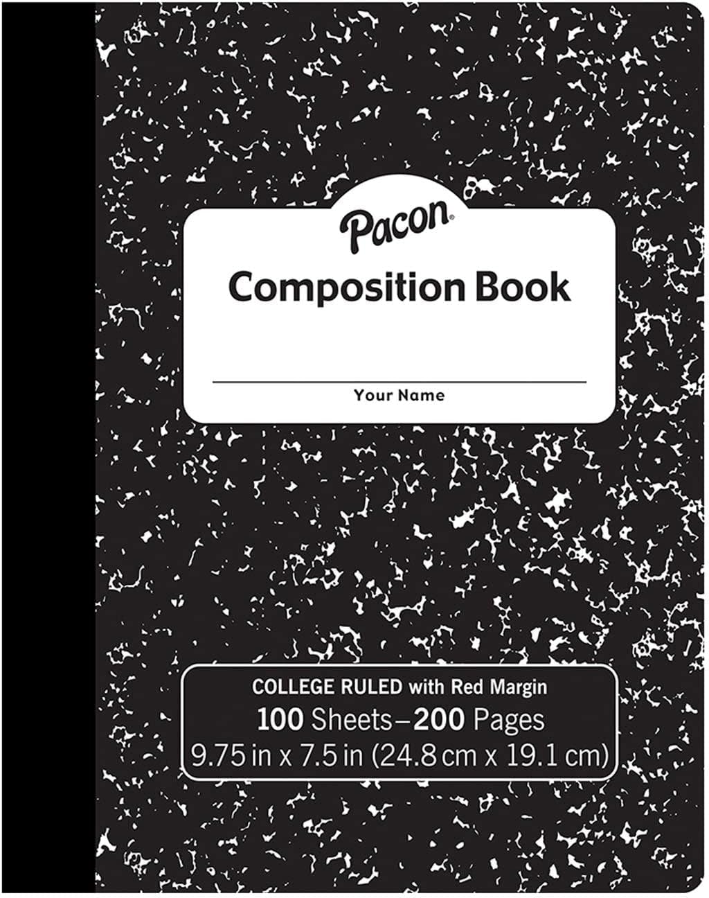 Pacon Composition Book - Sleek White Design!