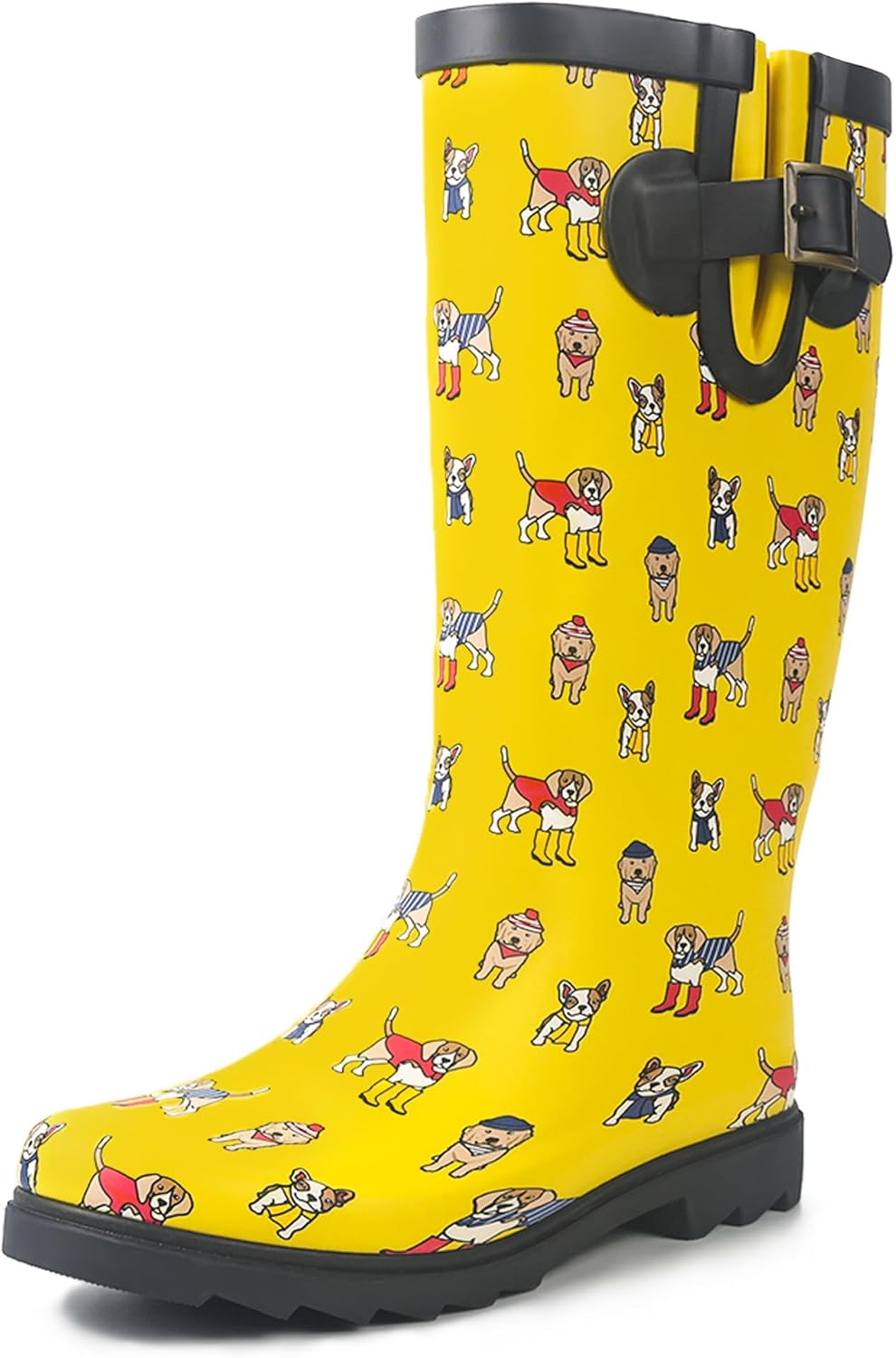 Waterproof Ladies Tall Knee High Rubber Boots for Comfort