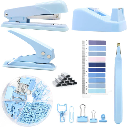 UPIHO Blue Desk Set - Office Chic for Women