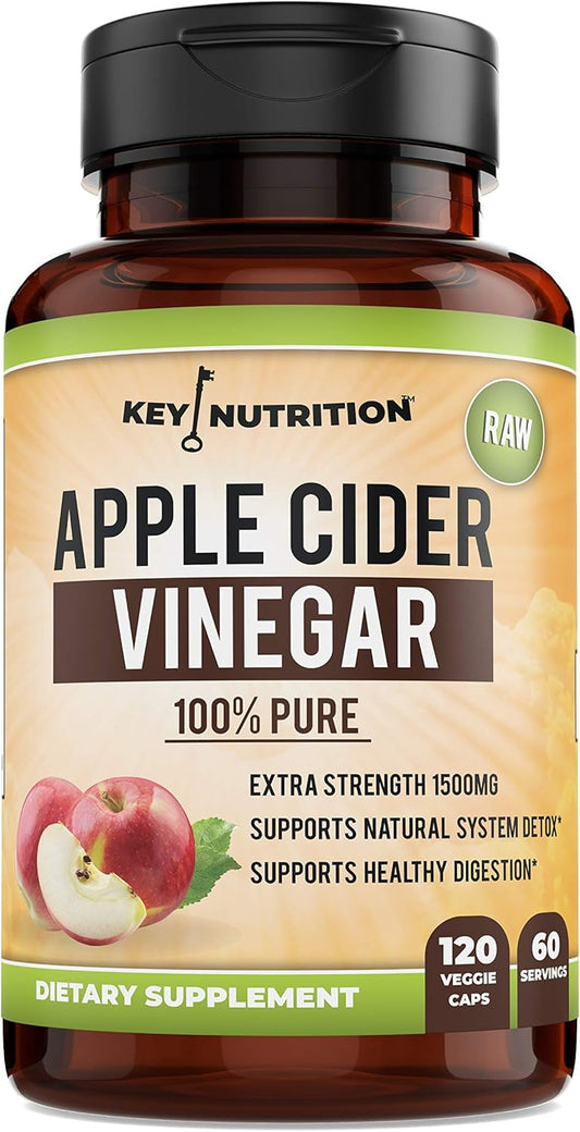 Organic Apple Cider Vinegar Capsules - Digestion & Detox Boost