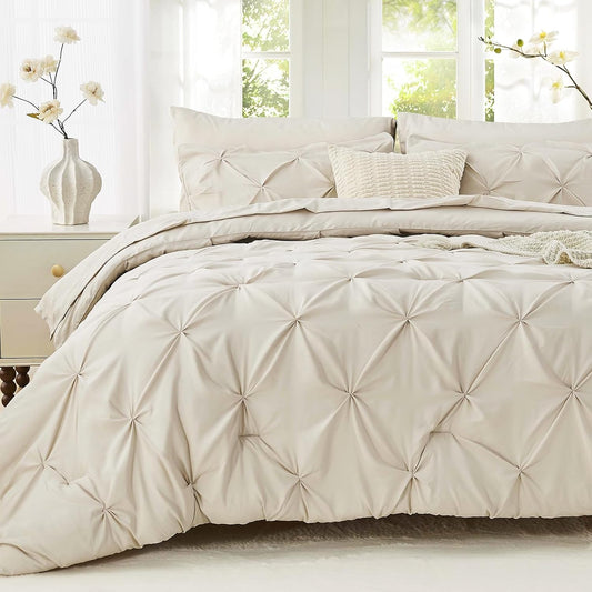 Sasttie California King Comforter Set for Year-Round Comfort