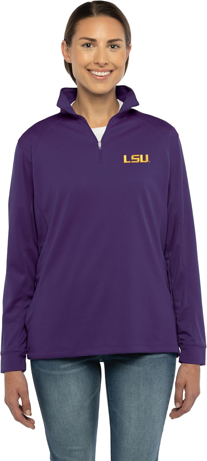 Women's Collegiate Micro Mesh Performance Team Color Pullover