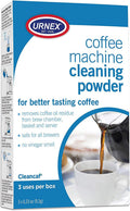 3 Packets Urnex Coffee Cleaner - Safe & Effective