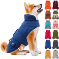 KYEESE Dog Coat Waterproof Jacket for Small Dogs with Fleece