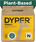 DYPER Baby Diapers Size Newborn - Soft Plant-Based Protection