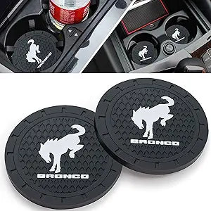 RESKIO Car Cup Holder Coaster for Ford Bronco Interior Use