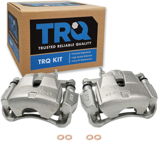 TRQ Front Brake Caliper Set for 2006-2018 Toyota RAV4 Vehicles