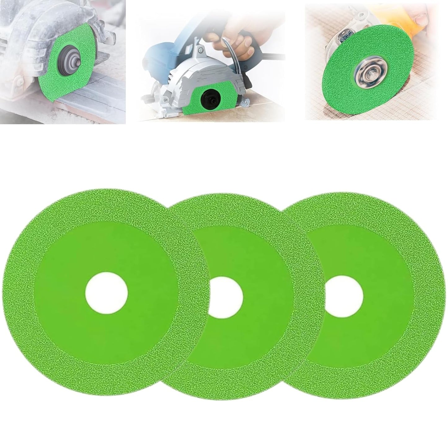 Diamond Glass Cutting Disc - Fine Grit, Angle Grinder Compatible