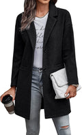 PRETTYGARDEN Women Plaid Shacket Jacket Trendy Fall Casual Wool Blend