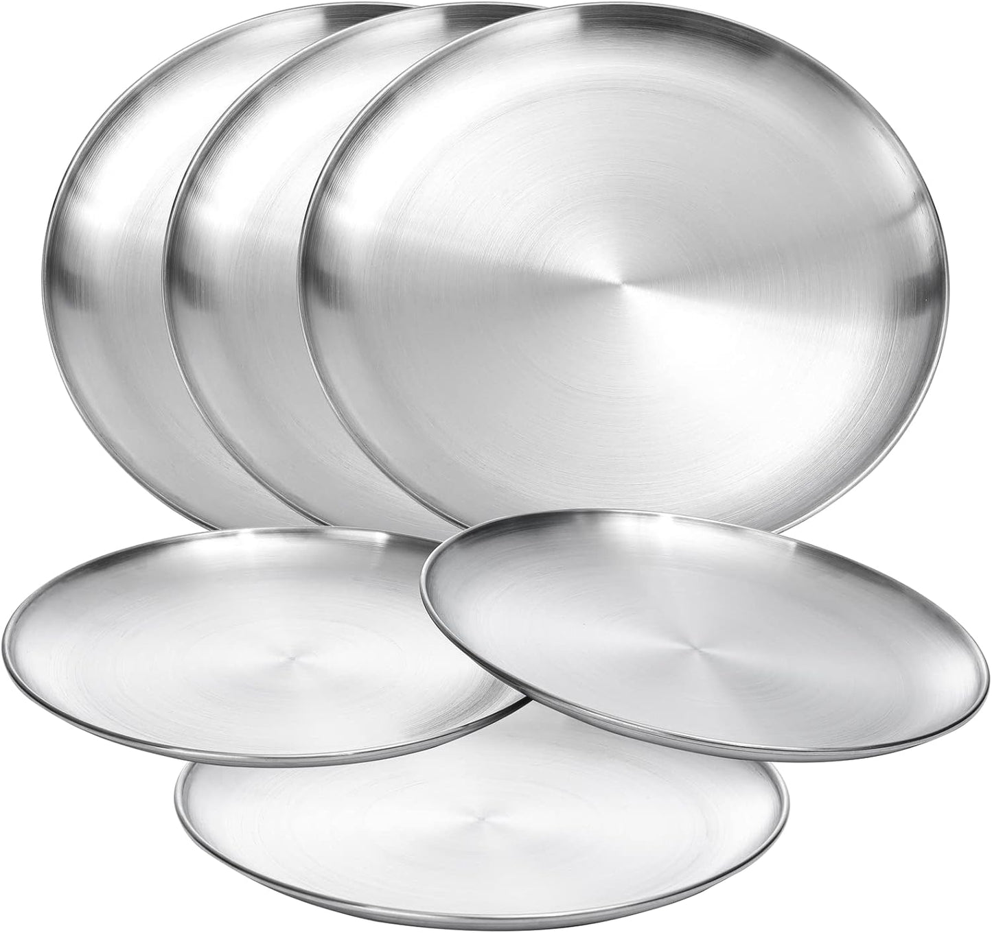 18/8 Stainless Steel Dinner Plate for Main Dishes and More