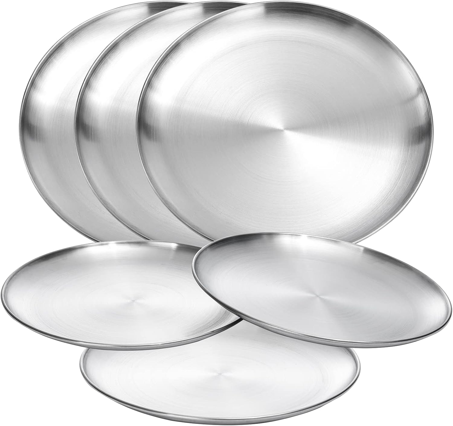 18/8 Stainless Steel Dinner Plate for Main Dishes and More