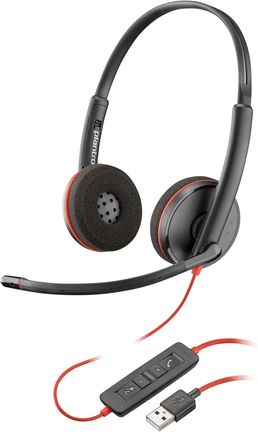Plantronics Blackwire C3220 USB Headset for Comfort and Control