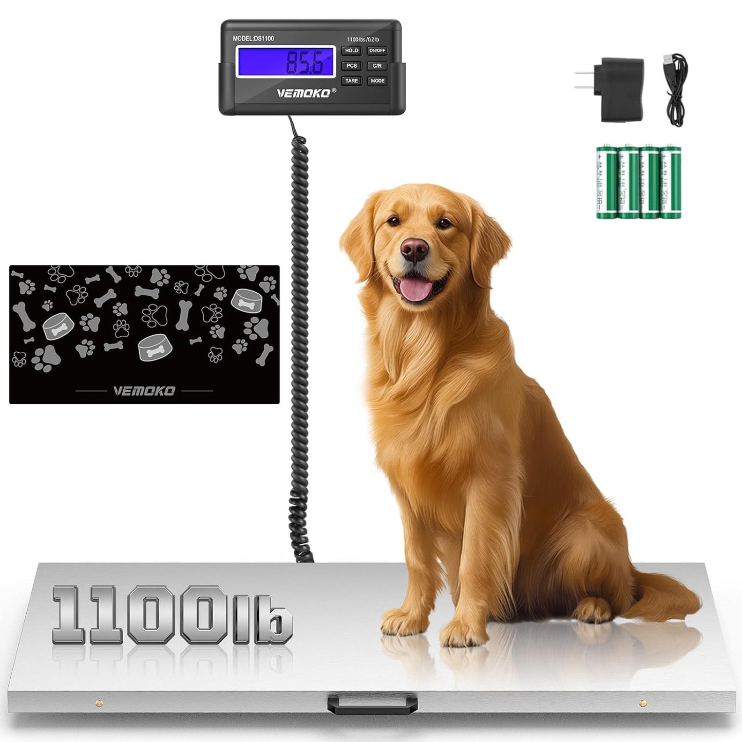 Precision Large Dog Scale for Accurate Weighing of Pets and Livestock