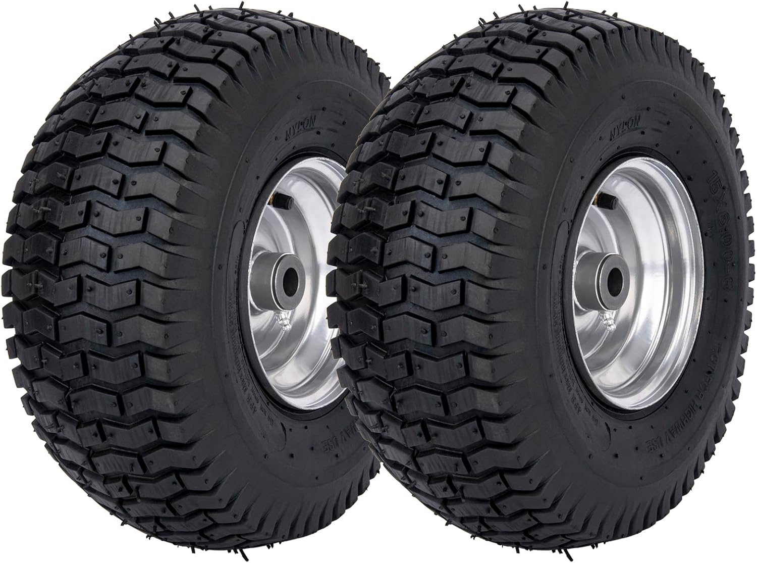 15x6.00-6 Lawn Mower Tire Set for John Deere and Craftsman