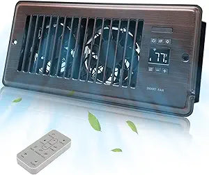 Ultra-Quiet Register Booster Fan for Efficient Room Comfort