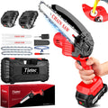 Tietoc Cordless Mini Chainsaw 6 in - Compact Powerful Handheld