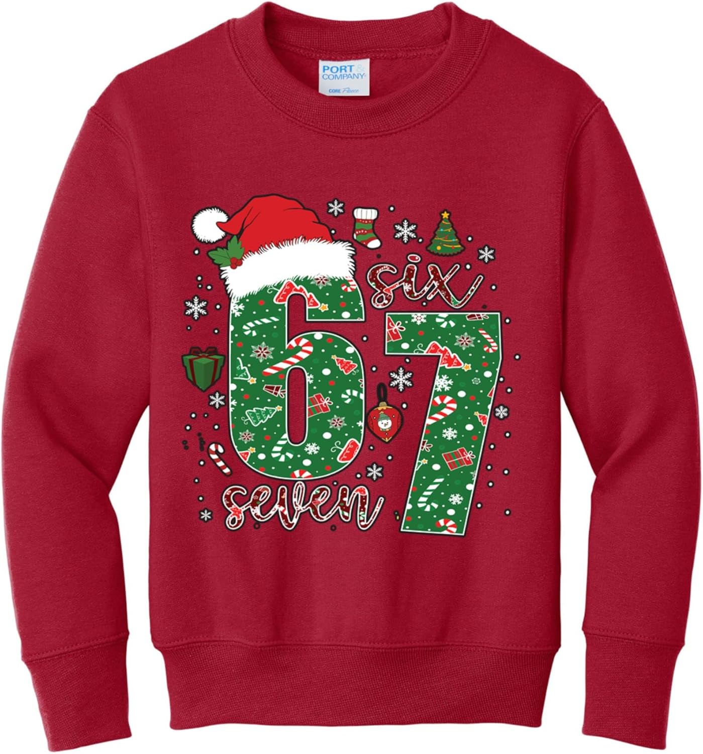 Funny Christmas Sweater for Kids - Ugly Holiday Crewneck