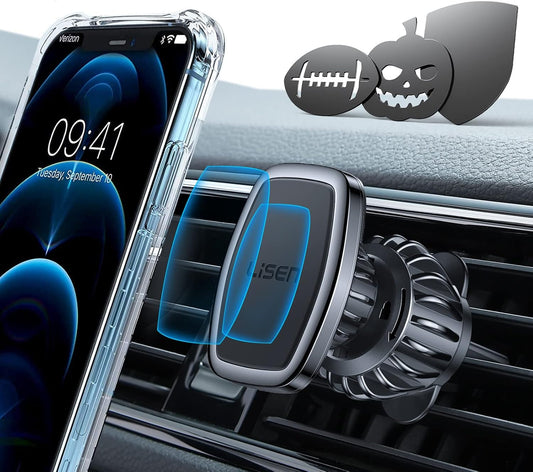 Securely Mount Your iPhone & Galaxy with LISEN 6-Magnet Holder!