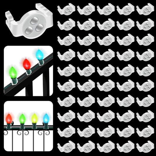 C9 Magnetic Christmas Light Clips for Easy Holiday Decorating
