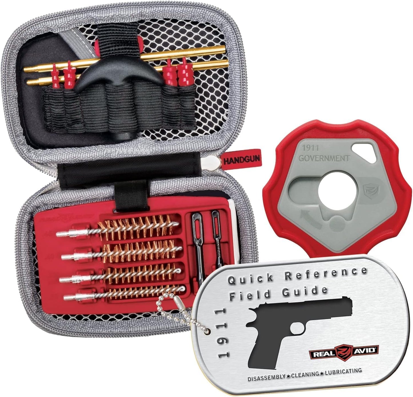 Real Avid 1911 Pistol Cleaning Kit with Essential Accessories