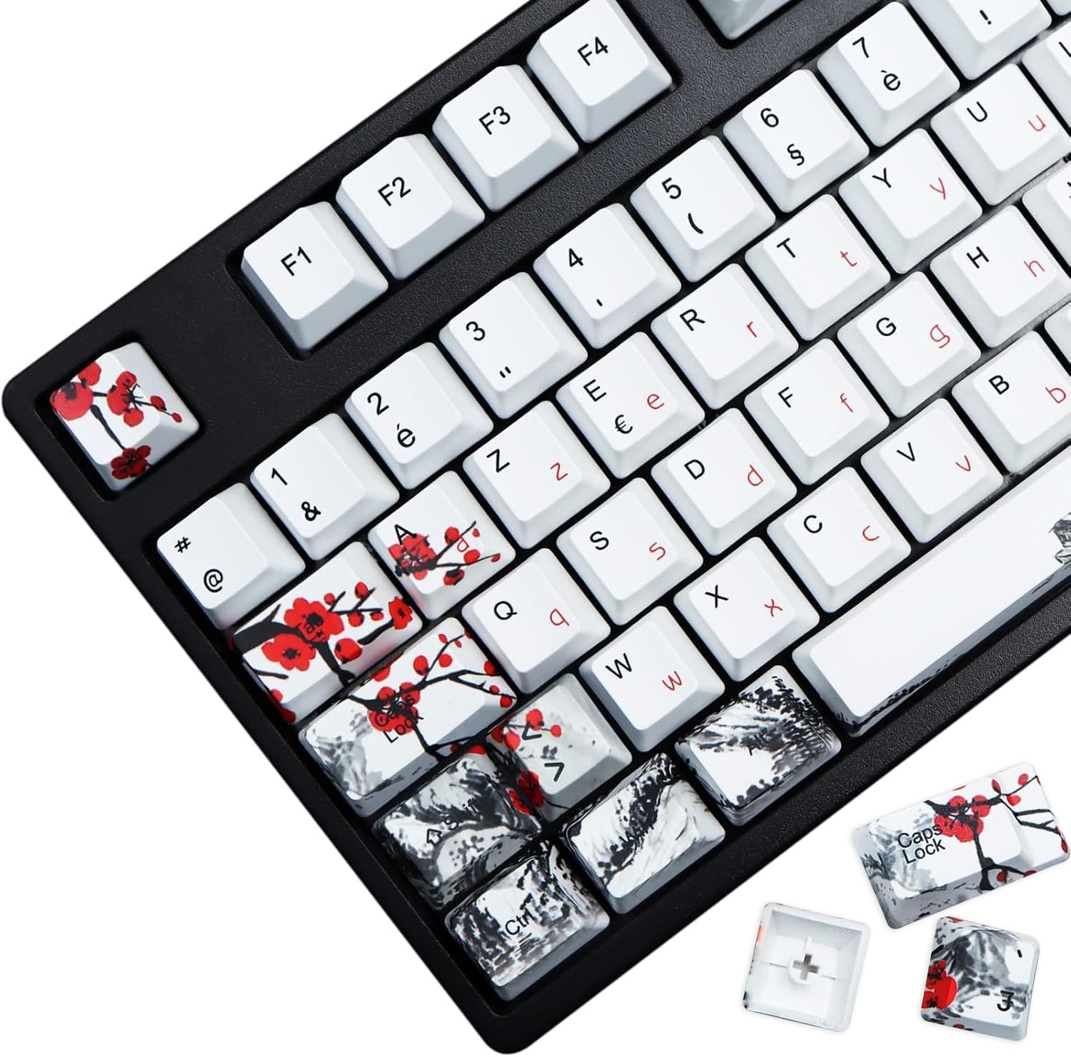 MOLGRIA Keycaps 111 Set for Mechanical Keyboard with Puller