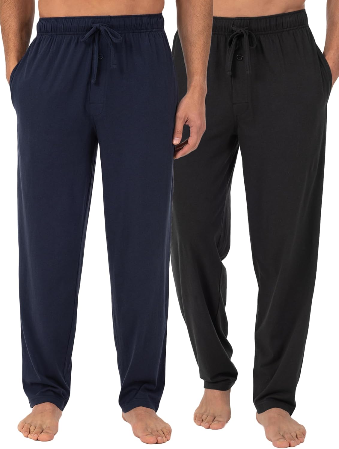 Fruit of the Loom Men's Extended Sizes Jersey Knit Sleep Pants