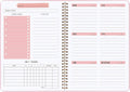 Undated Weekly Planner Weekly Goals Notebook A5 - Compact Habit