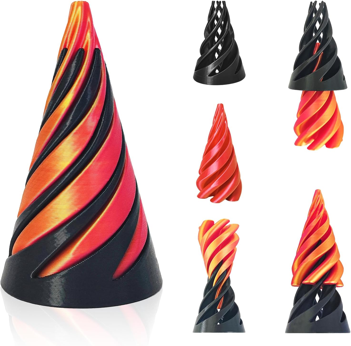 Gradient Spiral Cone Fidget Toy - MFUERSTIC