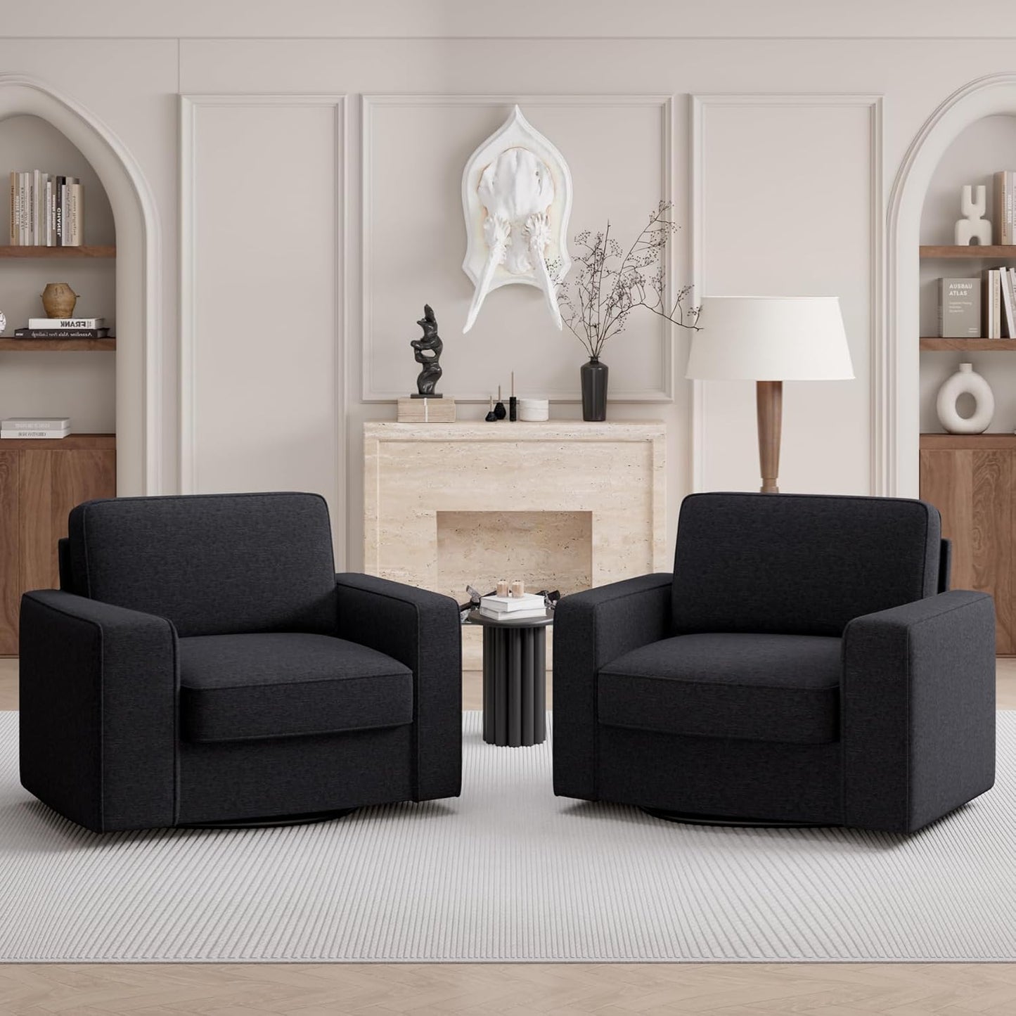360 Swivel Wingback Armchairs - Luxe Comfort!