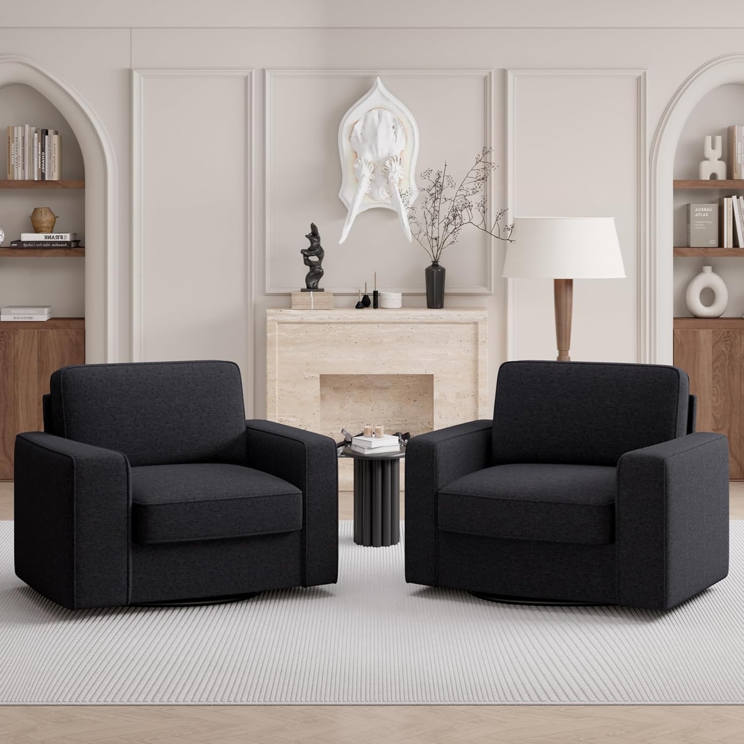 360 Swivel Wingback Armchairs - Luxe Comfort!