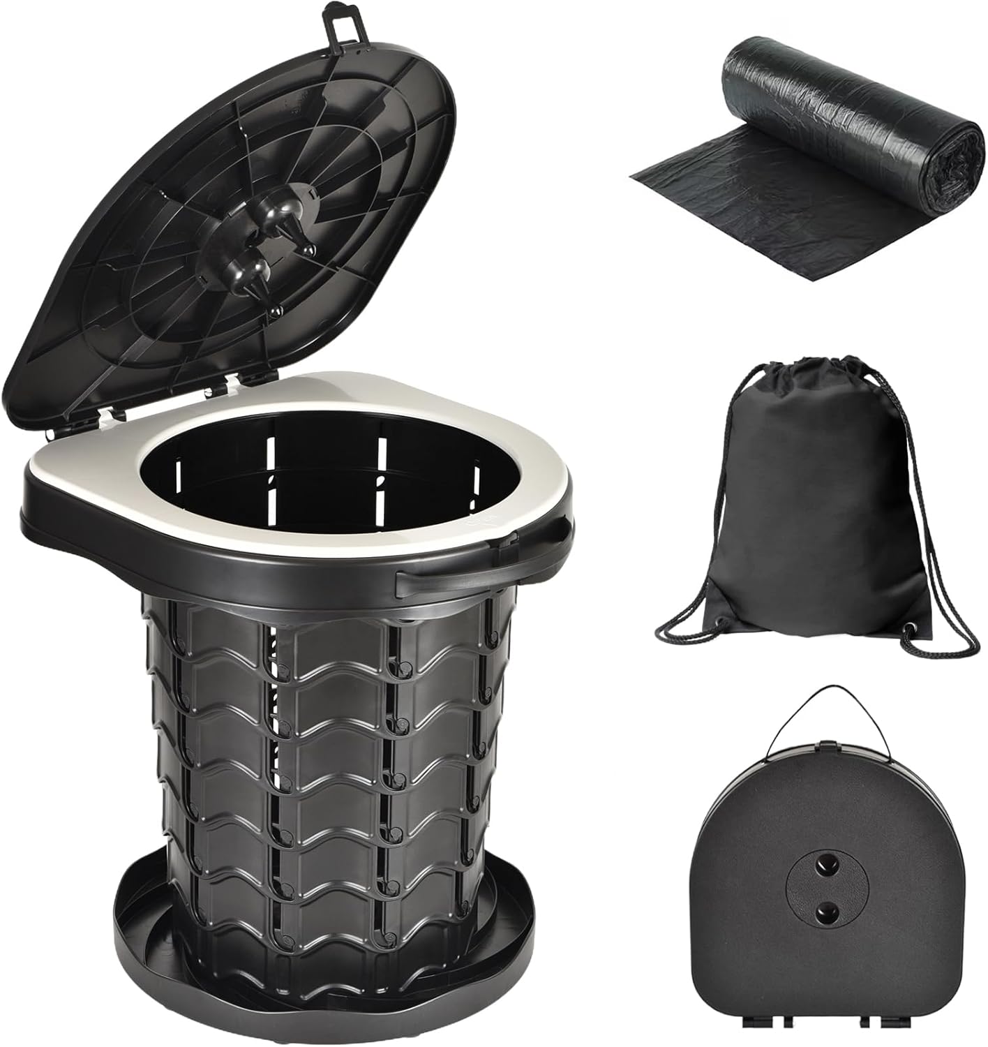Adjustable Portable Travel Toilet for Camping - KPR Upgrade