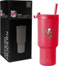 Tampa Bay Buccaneers 30 oz Tumbler with Flip Lid and Straws