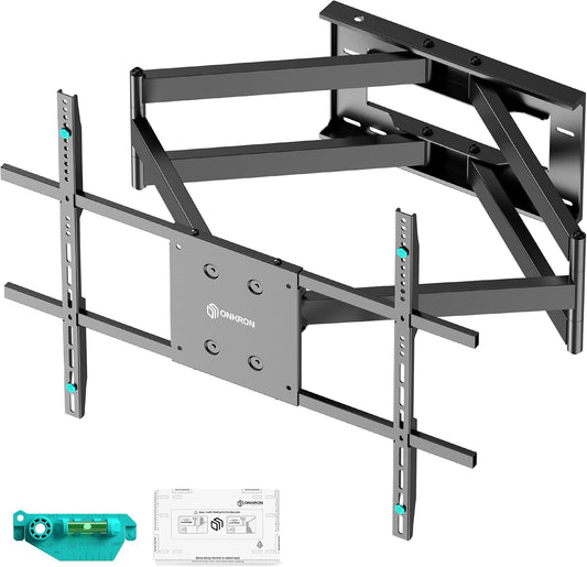 ONKRON Heavy Duty TV Wall Mount - Swivel, Tilt, Extends 220 lbs TVs