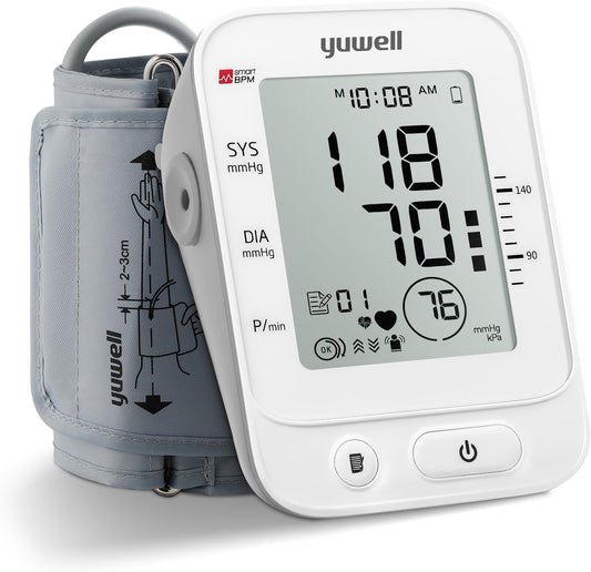 Yuwell Large Arm BP Monitor - Voice Broadcast, 99 Readings