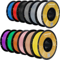 Kingroon PLA 3D Printer Filament, 12-Roll 12kg Pack - Reliable