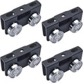 4 Wheel Trolley Assembly Rollers for 1-5/8ft Strut Channel - Stable