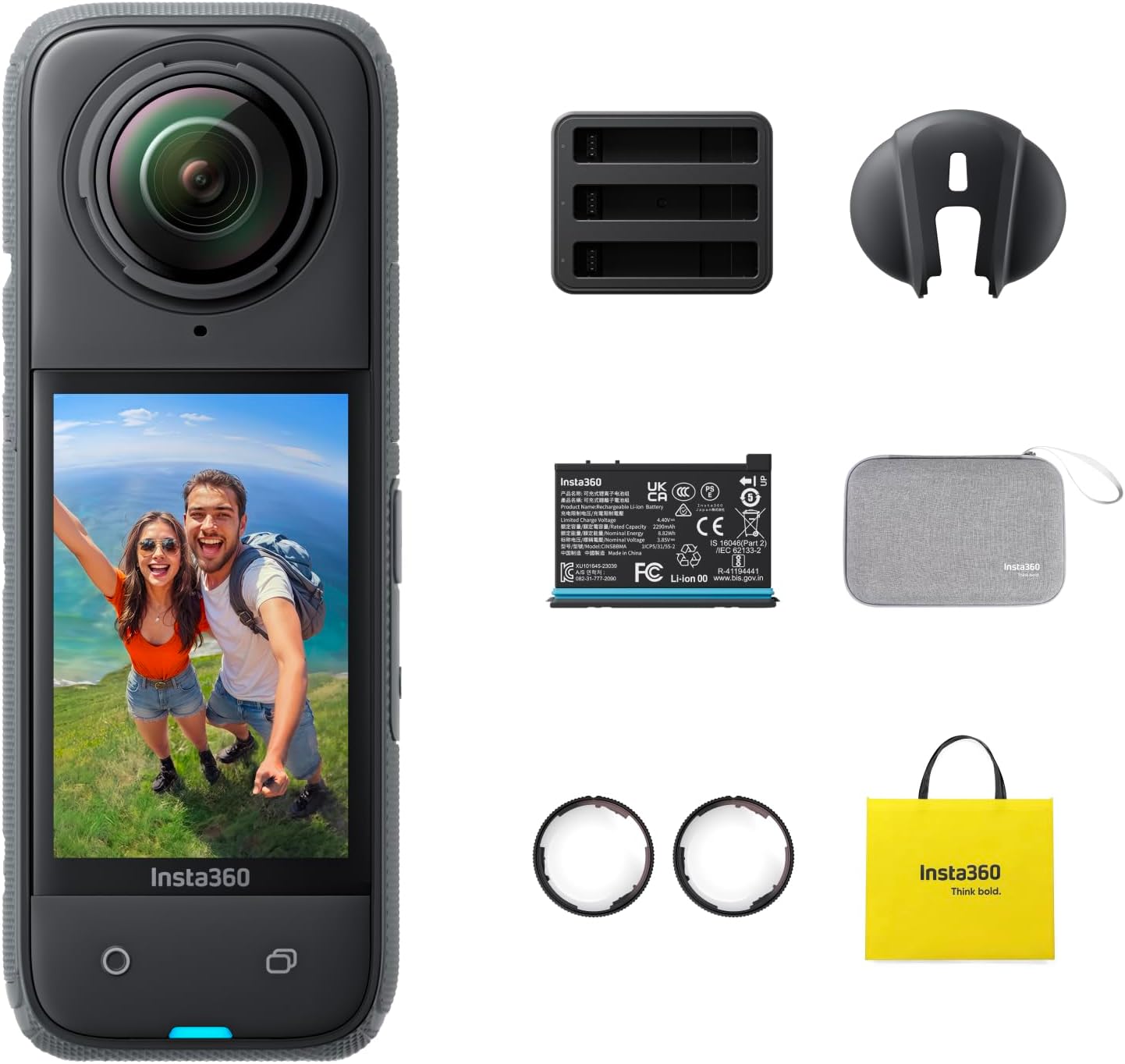 Insta360 X4 Adventure Bundle - 8K 360 Action Camera Experience