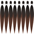 Ubeleco 48 Inch Ombre Braiding Hair for Professional Styles