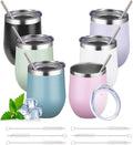 12oz Stemless Wine Tumbler Double Wall Insulated - Six Pack