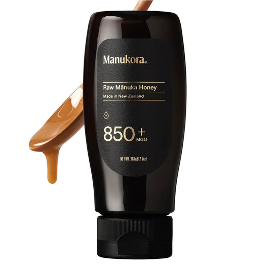 Manukora Raw Manuka Honey MGO 850+ for Digestive Health