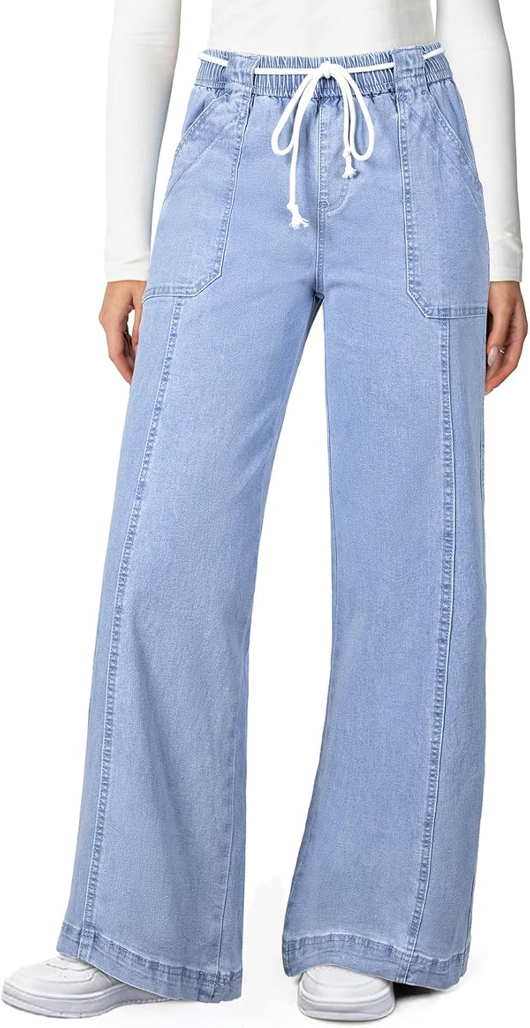 Astylish Jeans for Women: Trendy Wide Leg Denim Pants