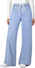Astylish Wide Leg High Waisted Jeans - Comfortable Everyday Fit