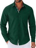 COOFANDY Men's Long Sleeve Casual Button Down Shirt - Comfortable turn