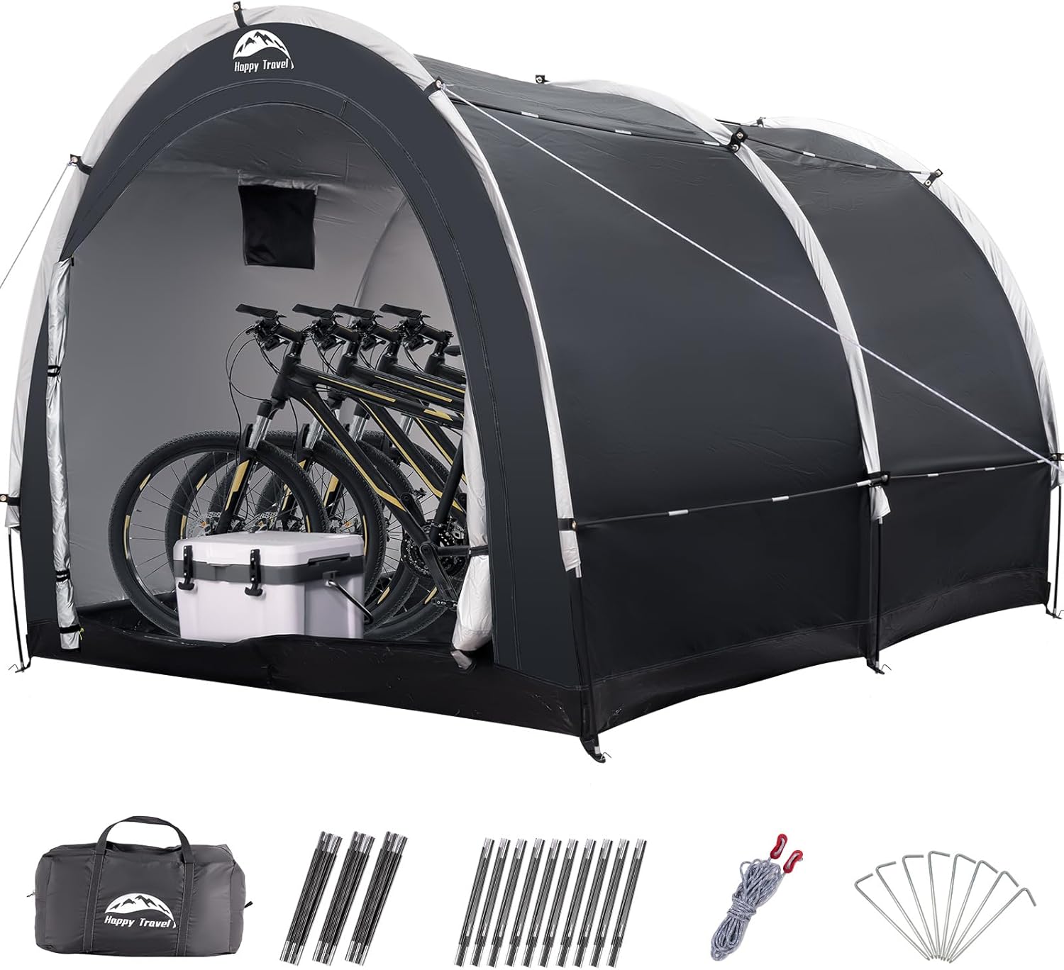 Happy Travel Bike Storage Tent Shed for Outdoor Protection