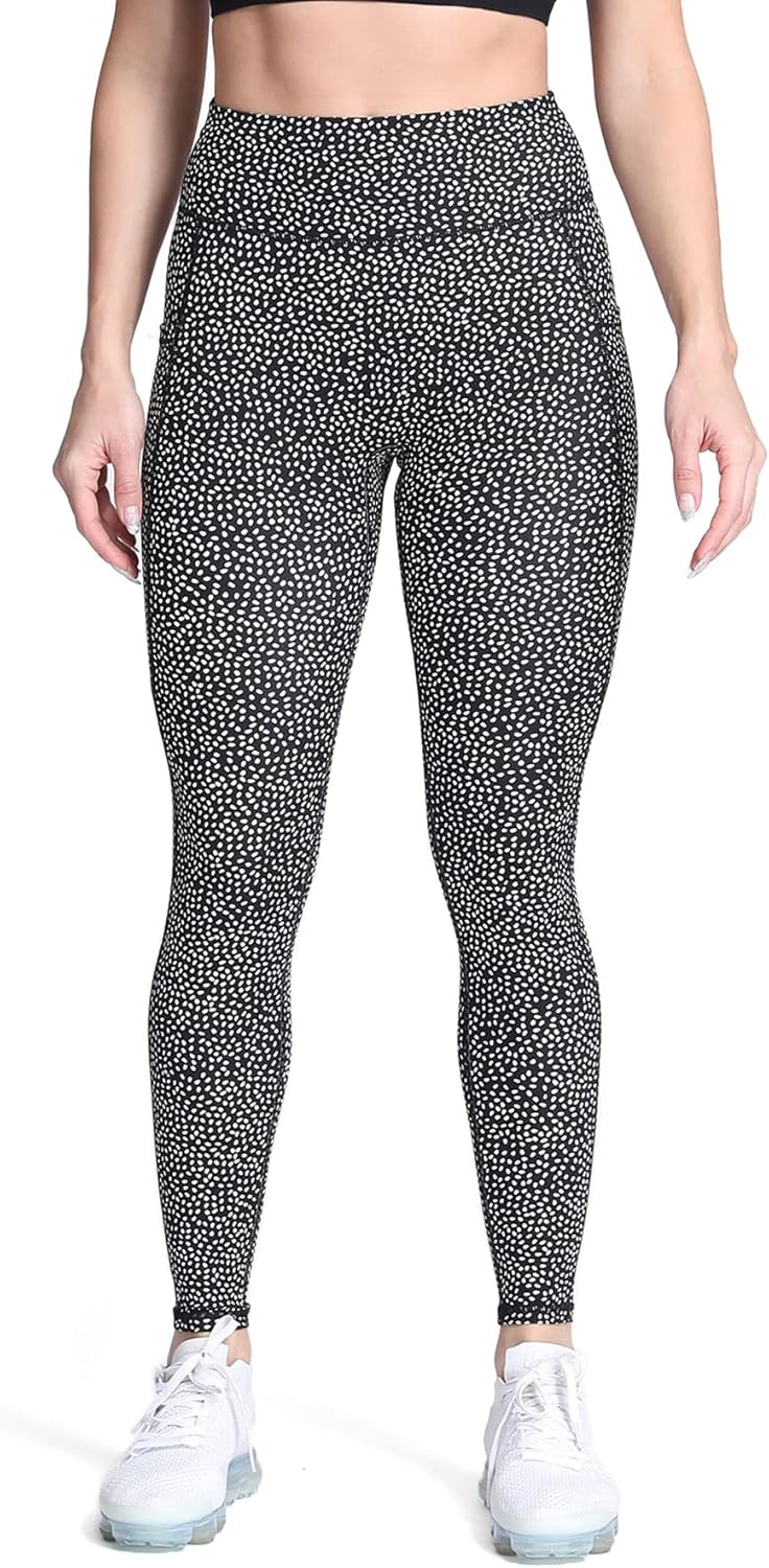 Aoxjox Trinity High Waisted Yoga Pants with Pockets for Women