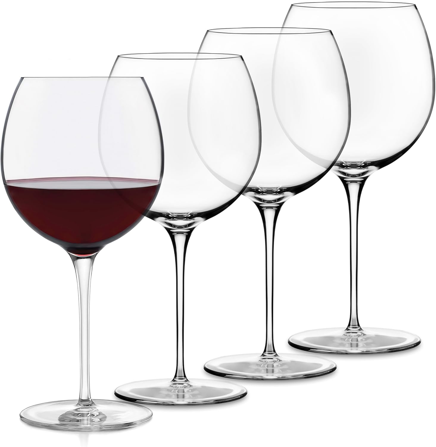 Elegant Large Red Wine Glasses Set of 4 for Any Occasion