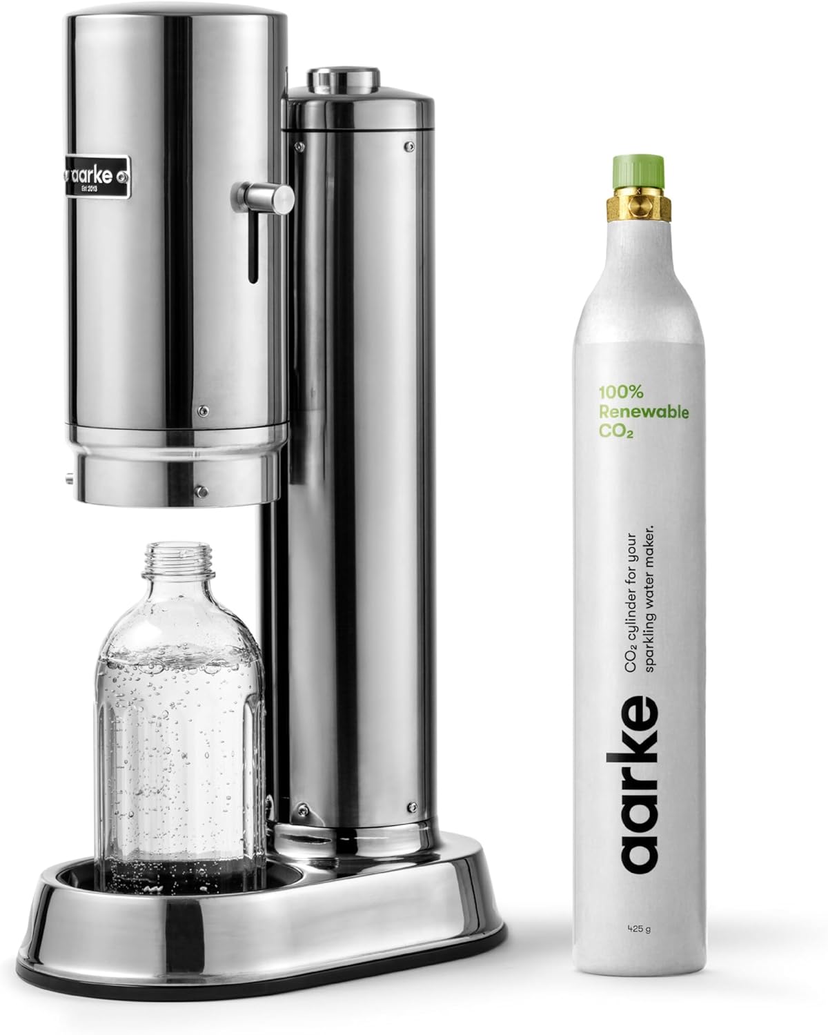 Aarke Carbonator Pro: Sparkling Stainless Steel
