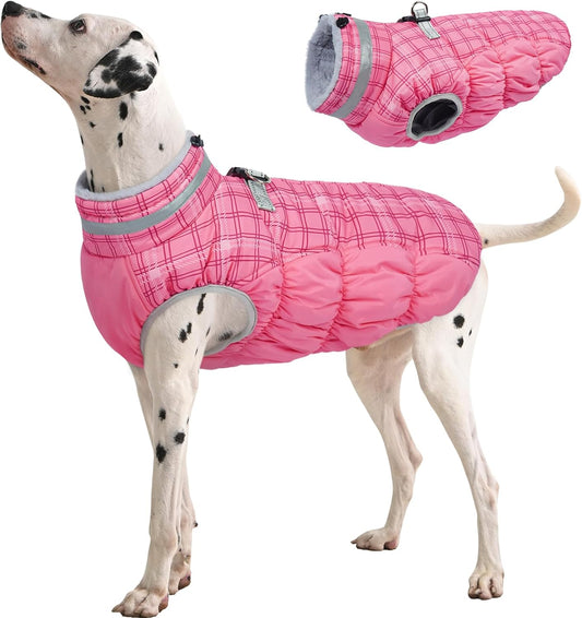 FUAMEY Dog Coat for Large Dogs - Waterproof Winter Jacket