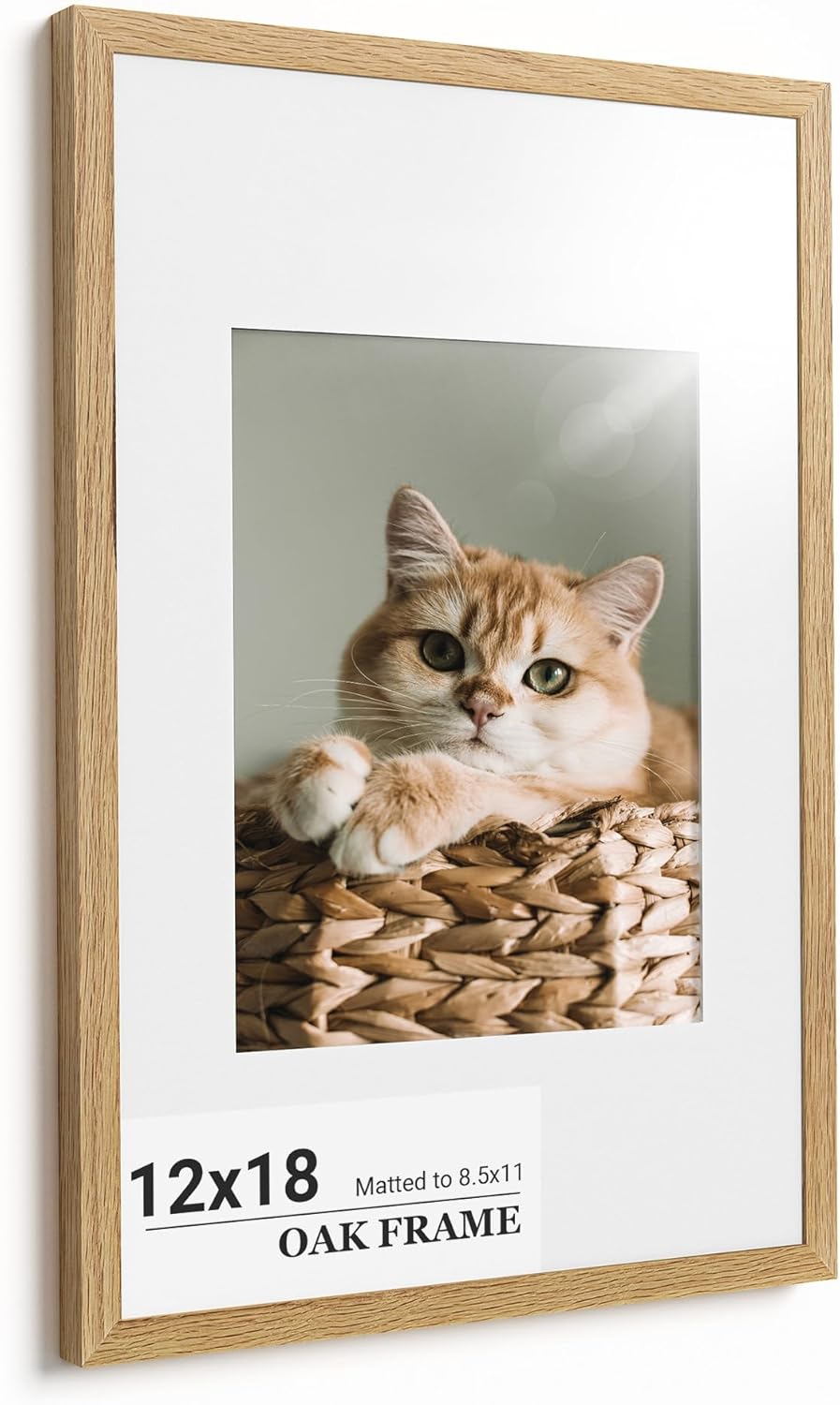 Heimlove 12x18 Picture Frame for 8.5x11 Art and Photos